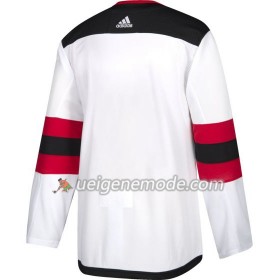 Herren Eishockey New Jersey Devils Trikot Blank Adidas Weiß Authentic